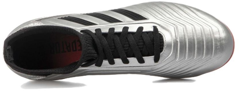 兒童 adidas Predator 19.3 AG 舒適 耐磨 兒童足球鞋 銀黑色 Shop 兒童 adidas Predator 19.3 AG 舒適 耐磨 兒童足球鞋 銀黑色