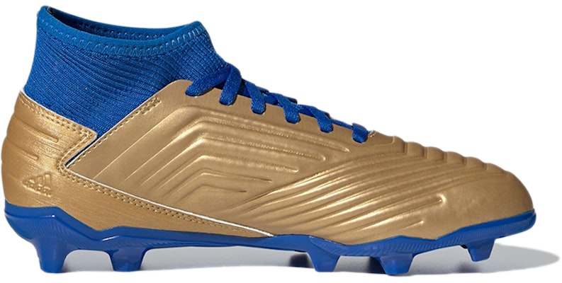 (Youth) adidas Predator 19.3 Firm Ground Boots 'Gold Metallic Blue' G25793 Order (Youth) adidas Predator 19.3 Firm Ground Boots 'Gold Metallic Blue' G25793