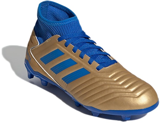 (Youth) adidas Predator 19.3 Firm Ground Boots 'Gold Metallic Blue' G25793 Lookbook (Youth) adidas Predator 19.3 Firm Ground Boots 'Gold Metallic Blue' G25793