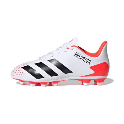 (Youth) adidas Predator 20.4 Flexible Ground Boots 'White Red Black'