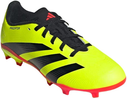 兒童 adidas Predator 24 LEAGUE 防滑減震耐磨 低幫 兒童足球鞋 黑黃 Lookbook 兒童 adidas Predator 24 LEAGUE 防滑減震耐磨 低幫 兒童足球鞋 黑黃