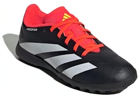 兒童 adidas Predator 24 人造草坪 減震耐磨透氣包裹性 低幫 兒童足球鞋 黑紅 Lookbook 兒童 adidas Predator 24 人造草坪 減震耐磨透氣包裹性 低幫 兒童足球鞋 黑紅