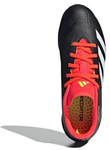 兒童 adidas Predator 24 人造草坪 減震耐磨透氣包裹性 低幫 兒童足球鞋 黑紅 Shop 兒童 adidas Predator 24 人造草坪 減震耐磨透氣包裹性 低幫 兒童足球鞋 黑紅