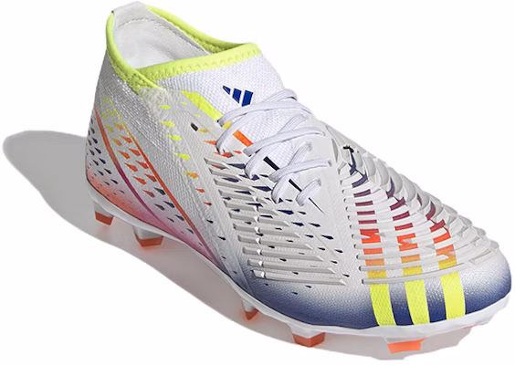 (Youth) adidas Predator Edge.3 'White Yellow Blue' GW0977 Lookbook (Youth) adidas Predator Edge.3 'White Yellow Blue' GW0977