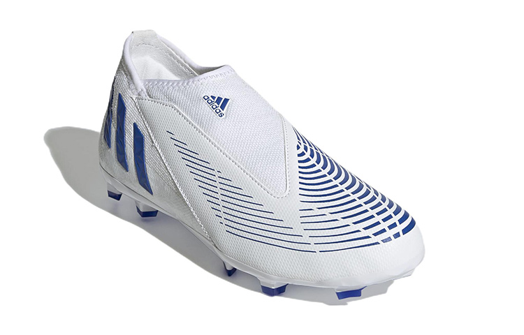 (Youth) adidas Predator Edge.3 Laceless FG J 'White Hi-Res Blue' 圖 3