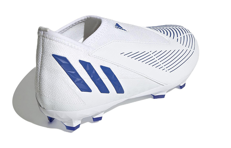 (Youth) adidas Predator Edge.3 Laceless FG J 'White Hi-Res Blue' 圖 4