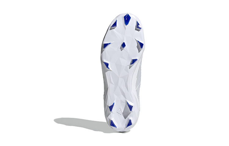 (Youth) adidas Predator Edge.3 Laceless FG J 'White Hi-Res Blue' 圖 6
