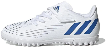 (Youth) adidas Predator Edge.4 Hook-and-Loop Turf 'White High Resolution Blue' GW6165 (Youth) adidas Predator Edge.4 Hook-and-Loop Turf 'White High Resolution Blue' GW6165