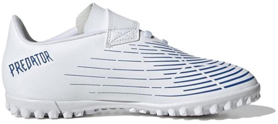 (Youth) adidas Predator Edge.4 Hook-and-Loop Turf 'White High Resolution Blue' GW6165 Order (Youth) adidas Predator Edge.4 Hook-and-Loop Turf 'White High Resolution Blue' GW6165