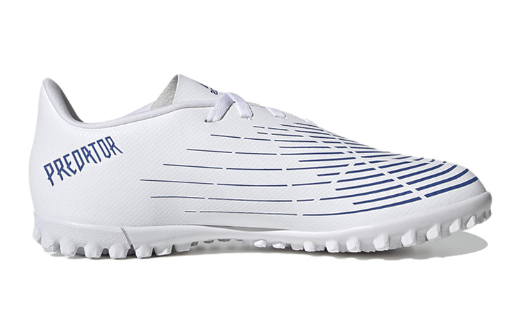 (Youth) adidas Predator Edge.4 Turf 'White Hi-Res Blue' 圖 2