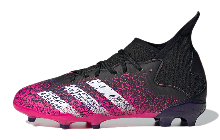 (Youth) adidas Predator Freak.3 Firm Ground Cleats 'Black Purple' FW7530