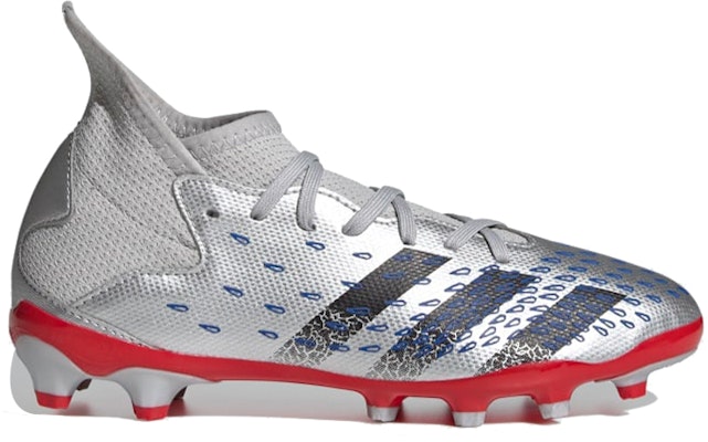 兒童 adidas Predator Freak.3 多功能地面鞋款 防震舒適 中筒足球鞋 銀灰色 Order 兒童 adidas Predator Freak.3 多功能地面鞋款 防震舒適 中筒足球鞋 銀灰色