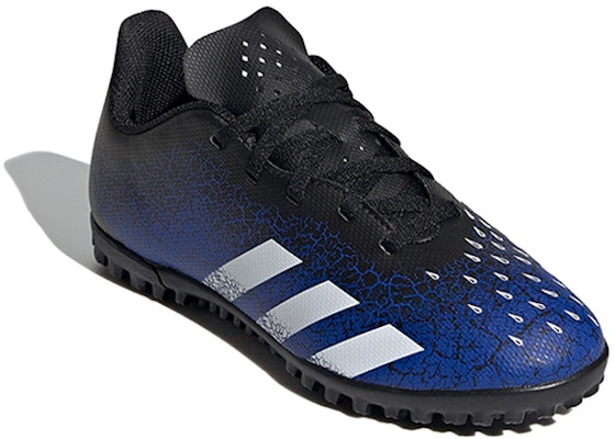 (Youth) adidas Predator Freak.4 Turf Boots 'Black Blue' FY0635 Lookbook (Youth) adidas Predator Freak.4 Turf Boots 'Black Blue' FY0635