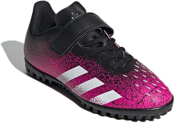 (Youth) adidas Predator Freak .4 H&l TF Turf Shoes 'Pink Black' FW7538 Lookbook (Youth) adidas Predator Freak .4 H&l TF Turf Shoes 'Pink Black' FW7538