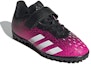 Lookbook (JR) adidas Predator Freak .4 H&l TF Kasut Turf 'Merah Jambu Hitam' FW7538