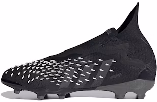 (Youth) adidas Predator Freak+ Firm Ground Boots K Black Q46412 (Youth) adidas Predator Freak+ Firm Ground Boots K Black Q46412