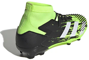 Shop 兒童 adidas Predator Mutator 20.1 草地 耐磨防滑 足球鞋 綠黑白