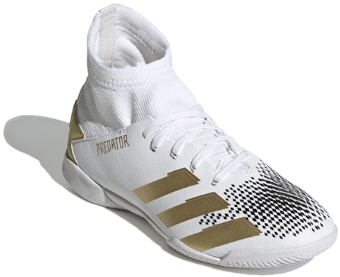 (JR) adidas Predator Mutator 20.3 Indoor K 'Putih Emas' FW9218 Lookbook (JR) adidas Predator Mutator 20.3 Indoor K 'Putih Emas' FW9218
