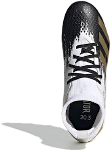 (JR) 阿迪达斯 Predator Mutator 20.3 K 白色/黑色/金色足球鞋 FW9215 Purchase (JR) 阿迪达斯 Predator Mutator 20.3 K 白色/黑色/金色足球鞋 FW9215