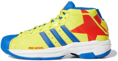 (Youth) adidas Pro Model 2G 'Yellow Blue' FY4951 (Youth) adidas Pro Model 2G 'Yellow Blue' FY4951