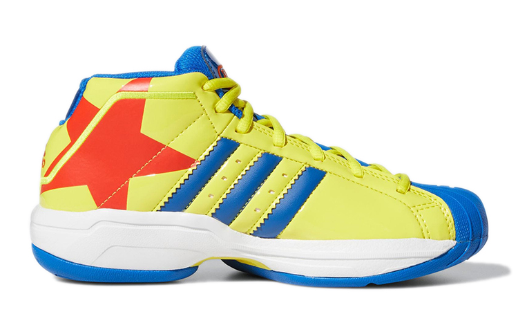 Order 大童 adidas PRO Model 2G J 耐磨防滑 中筒 場上籃球鞋 黃藍