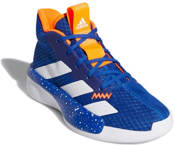 兒童 adidas Pro Next 2019 K 防滑舒適 中筒運動籃球鞋 藍白橙 Lookbook 兒童 adidas Pro Next 2019 K 防滑舒適 中筒運動籃球鞋 藍白橙