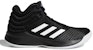 (JR) adidas Pro Spark 2018 K Hitam/Putih/Kelabu AH2644