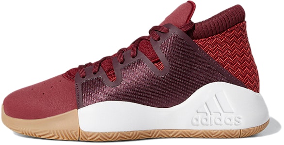 大童 adidas PRO Vision J 防滑耐磨 中高筒 實戰籃球鞋 酒紅色 Buy 大童 adidas PRO Vision J 防滑耐磨 中高筒 實戰籃球鞋 酒紅色