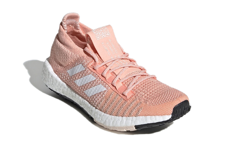 Lookbook 大童 adidas PulseBOOST Hd J 低筒 兒童跑步鞋 粉