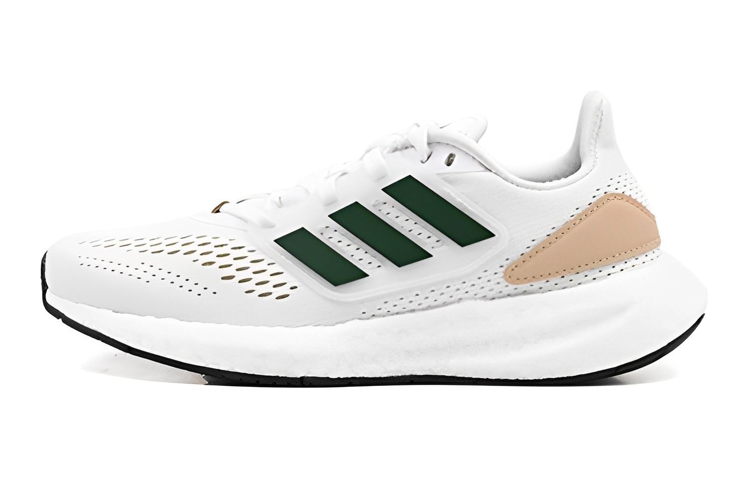 Buy (JR) adidas Pureboost 22 Running Boost Primeknit 'Blanco Verde Beige' IF5543