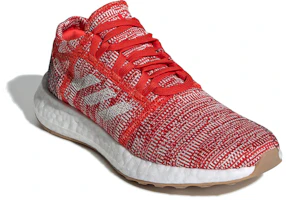 Lookbook 大童 adidas Pureboost Go J 低幫 兒童跑步鞋 紅白