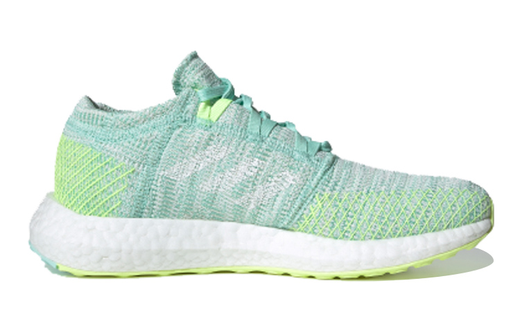 Order 大童 adidas Pureboost Go 低筒 兒童跑步鞋 藍綠白