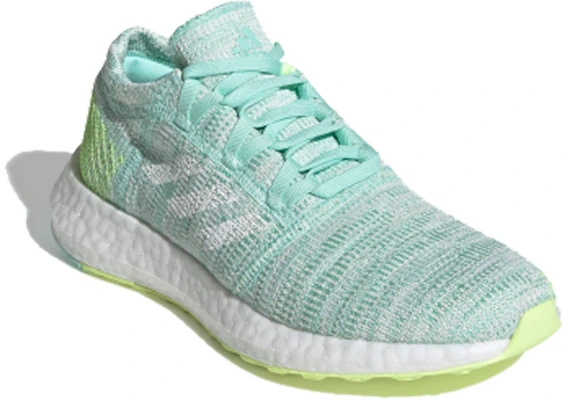大童 adidas Pureboost Go 低筒 兒童跑步鞋 藍綠白 Lookbook 大童 adidas Pureboost Go 低筒 兒童跑步鞋 藍綠白