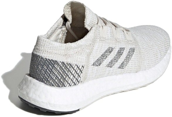 (JR) adidas PureBoost Go J 'Kelabu Tanpa Pewarna' F34005 Shop (JR) adidas PureBoost Go J 'Kelabu Tanpa Pewarna' F34005