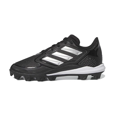 (Youth) adidas PureHustle 3 MD J 'Black Silver Metallic'