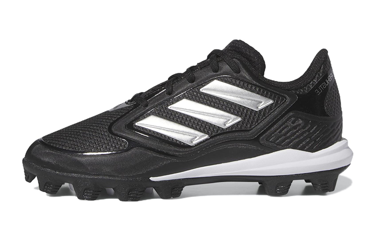 (Youth) adidas PureHustle 3 MD J 'Black Silver Metallic' IG7142