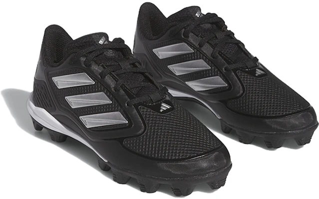 (JR) adidas PureHustle 3 MD J ''Schwarz Silber Metallic'' IG7142 Lookbook (JR) adidas PureHustle 3 MD J ''Schwarz Silber Metallic'' IG7142