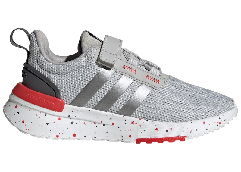 (Youth) adidas Racer TR21 'Grey Red Speckled' HP6169