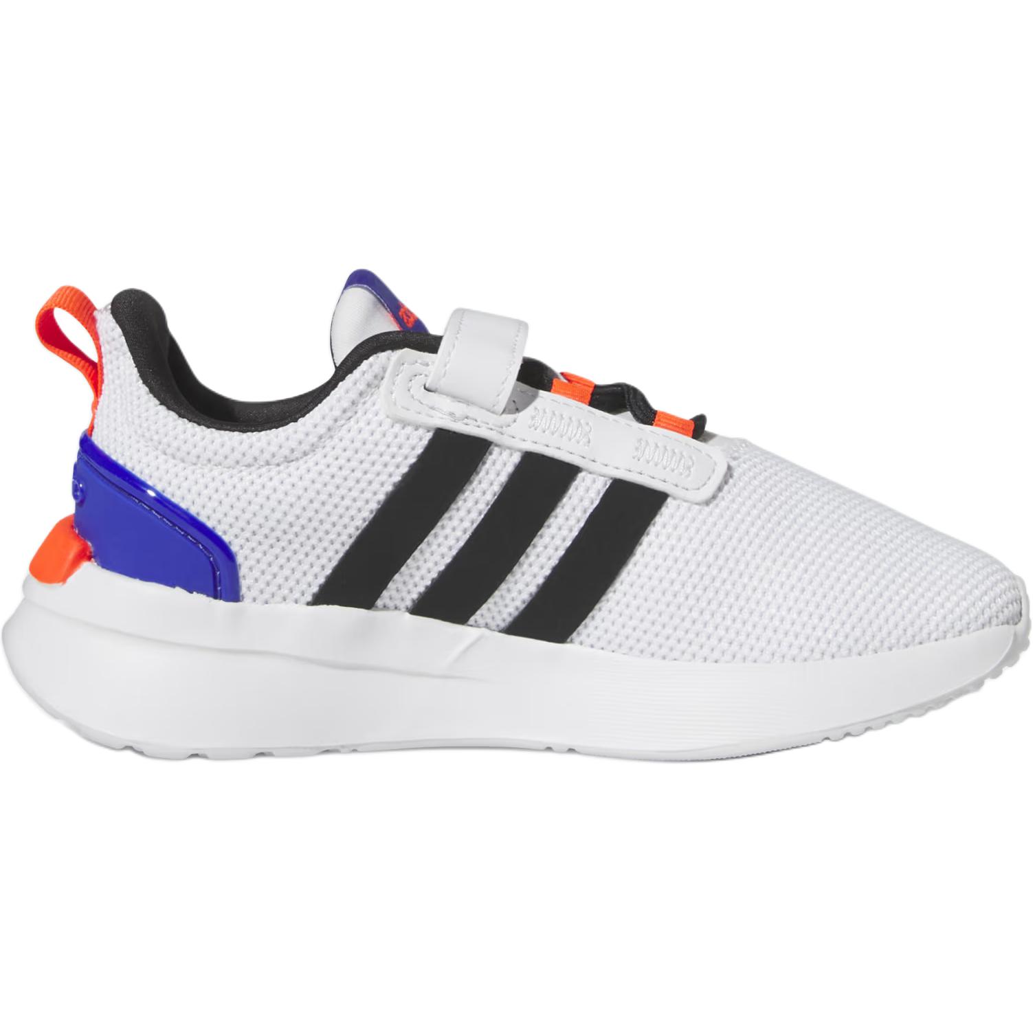 (Youth) adidas Racer TR21 'White Lucid Blue Orange' 圖 2