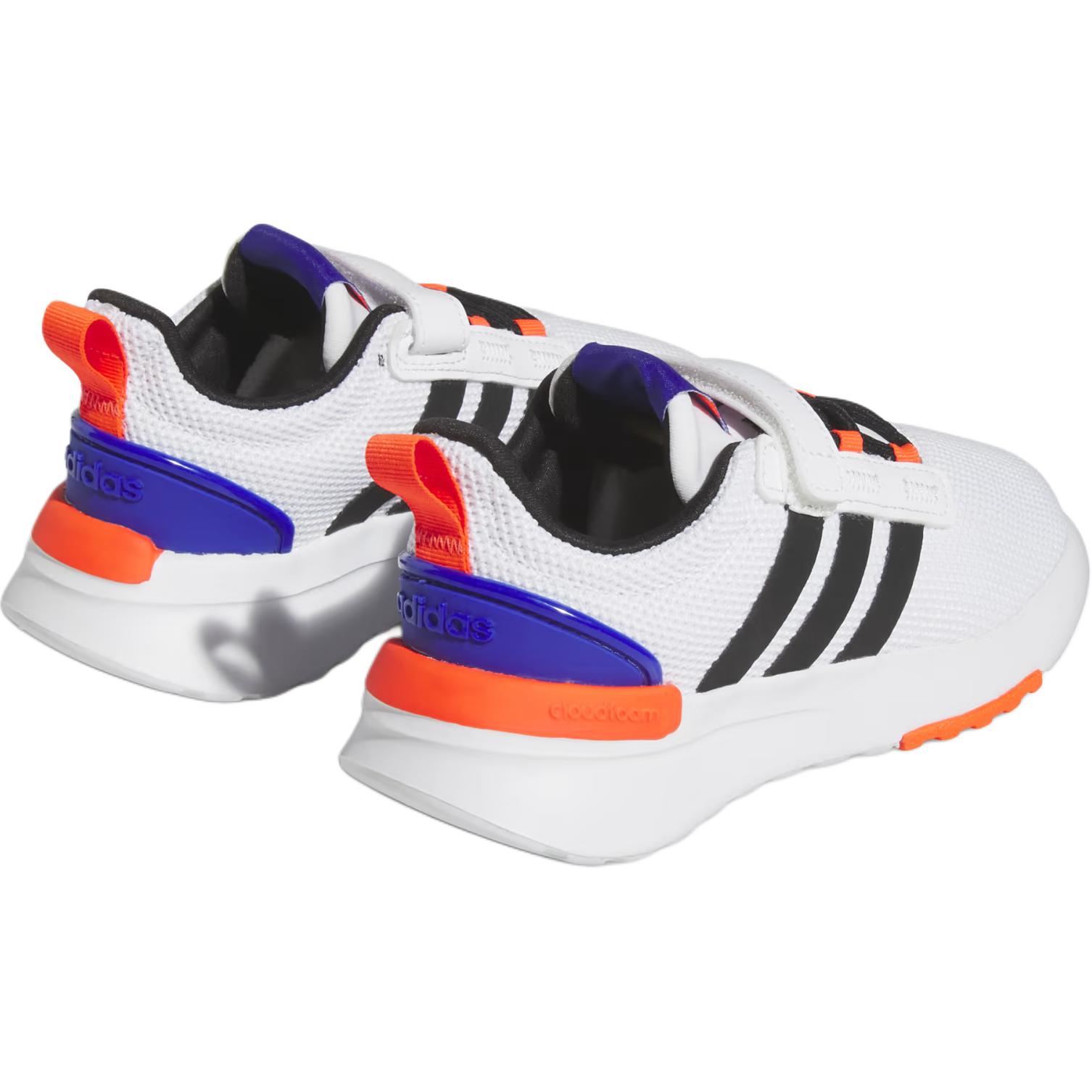 (Youth) adidas Racer TR21 'White Lucid Blue Orange' 圖 3