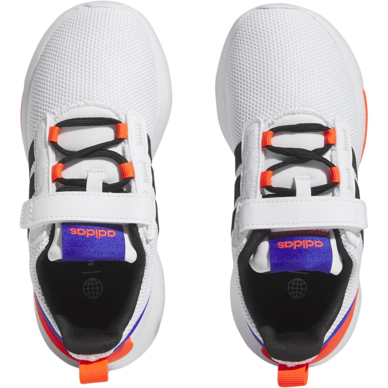 (Youth) adidas Racer TR21 'White Lucid Blue Orange' 圖 4
