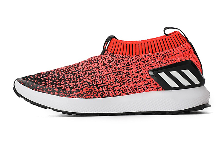 (Youth) adidas Rapida Run Laceless J 'Black Orange' D97562