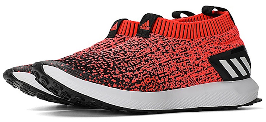 (JR) 阿迪达斯 Rapida Run 无鞋带J ‘黑橙’ D97562 Lookbook (JR) 阿迪达斯 Rapida Run 无鞋带J ‘黑橙’ D97562