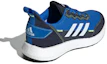 Shop 大童 adidas Rapidalux S 和 L J 藍黑