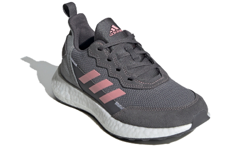 Order 大童 adidas Rapida S&L J 低筒 兒童跑步鞋 灰粉