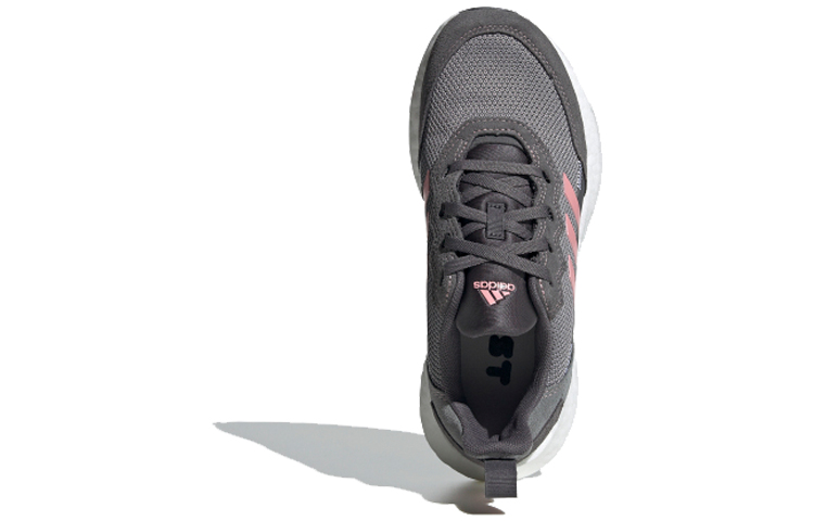 Shop 大童 adidas Rapida S&L J 低筒 兒童跑步鞋 灰粉