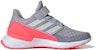(JR) adidas Rapidarun Kelabu/Merah Jambu FV4034