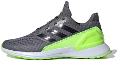 (Preschool) adidas Rapidarun J 'Gray Green White' FV4100 (Preschool) adidas Rapidarun J 'Gray Green White' FV4100