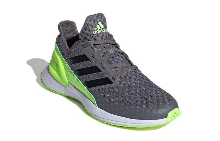 Lookbook (PS) アディダス ラピダランJ グレー/グリーン/ホワイト FV4100