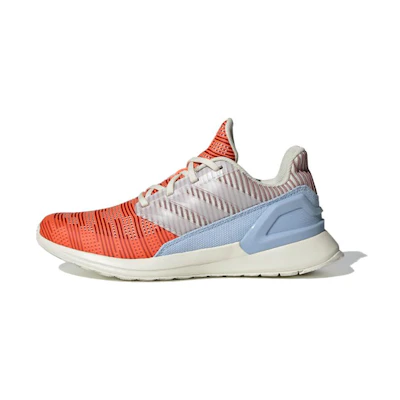 (Youth) adidas RapidaRun J 'White Hi-Res Coral'